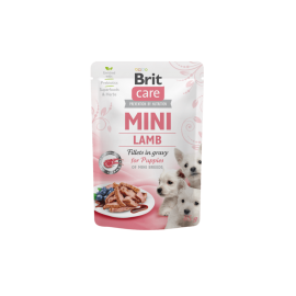 Brit Care Mini pouch Puppy Lamb fillets in gravy einekotike koertele 24x85g
