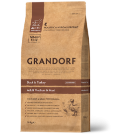 Grandorf kuivtoit pardiliha ja kalkuniliha keskmistele ja suurtele tõugudele.