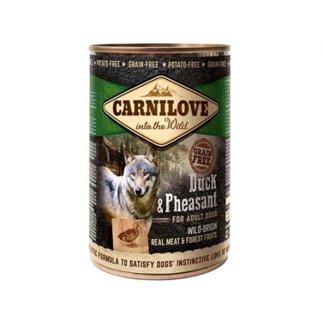 Carnilove koeratoit Wild Meat Duck & Pheasant 6x400g