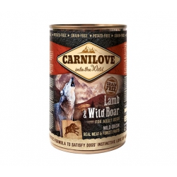 Carnilove koeratoit Lamb & Wild Boar 6x400g