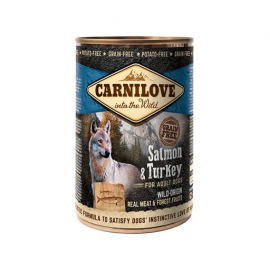 Carnilove koeratoit Wild Meat Salmon & Turkey 6x400g