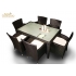 Aiamööbli komplekt Bello Giardino CAPITALE must, 6 tooli + laud